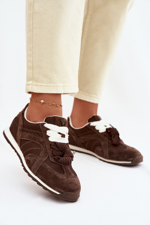 seemisnakhsed Sneakers tüüpi jalanõud Pealiste omad Vinceza 86427 Czekoladosissee