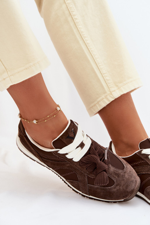 seemisnakhsed Sneakers tüüpi jalanõud Pealiste omad Vinceza 86427 Czekoladosissee