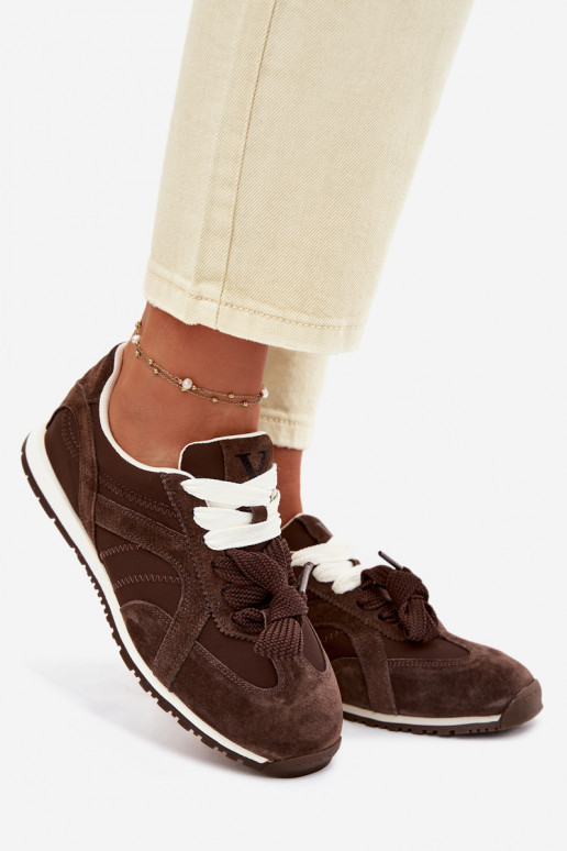 seemisnakhsed Sneakers tüüpi jalanõud Pealiste omad Vinceza 86427 Czekoladosissee