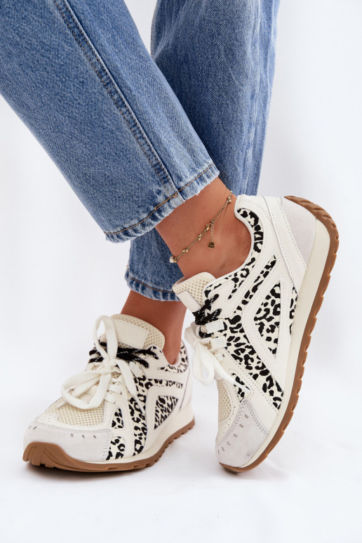 Pealhk seemisnakhsed Sneakers tüüpi jalanõud Pealiste omad Big Star TT274548 valget värvi