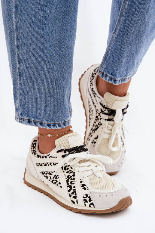 Pealhk seemisnakhsed Sneakers tüüpi jalanõud Pealiste omad Big Star TT274548 valget värvi