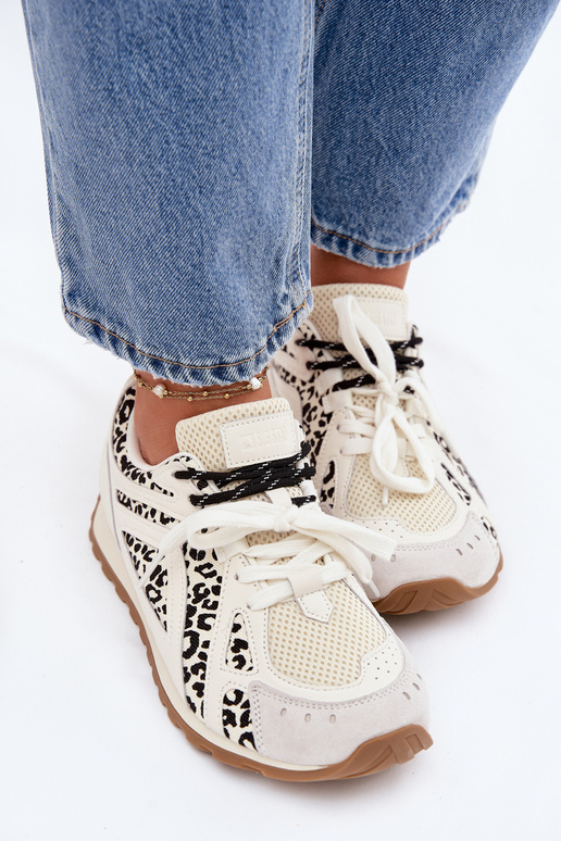 Pealhk seemisnakhsed Sneakers tüüpi jalanõud Pealiste omad Big Star TT274548 valget värvi