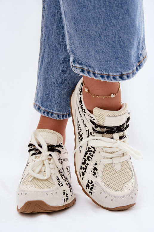 Pealhk seemisnakhsed Sneakers tüüpi jalanõud Pealiste omad Big Star TT274548 valget värvi