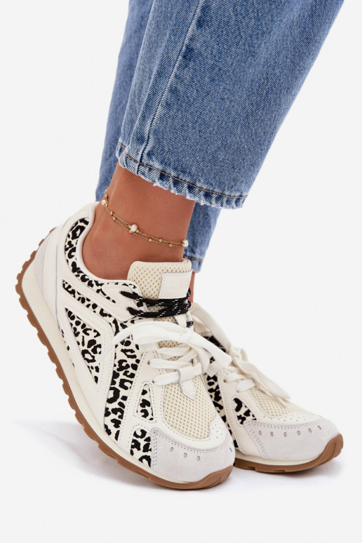 Pealhk seemisnakhsed Sneakers tüüpi jalanõud Pealiste omad Big Star TT274548 valget värvi