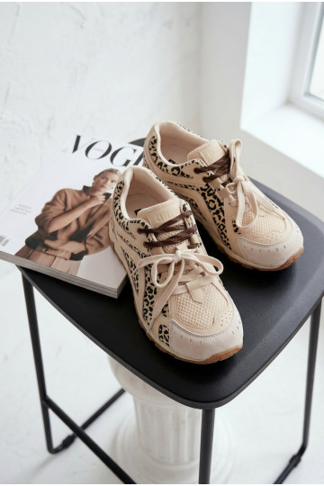 Pealhk seemisnakhsed Sneakers tüüpi jalanõud Pealiste omad Big Star TT274549 beeži värvi
