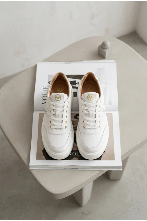 Pealhk Sneakers tüüpi jalanõud Pealiste omad platvormiga Vinceza 39976 valget värvi