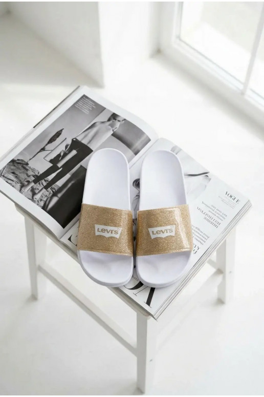 Plätud Noorus LEVI'S VPOL0251S-3923 Kuldset värvi läikivad