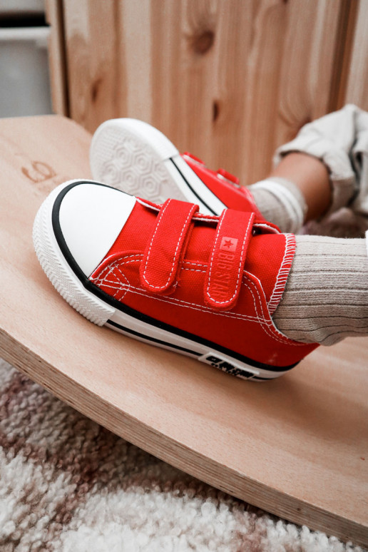 Laste jalanõud Riidest vabaaja jalanõud krõpsudega kinnitatav BIG STAR KK374082 runased