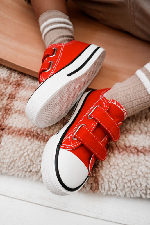 Laste jalanõud Riidest vabaaja jalanõud krõpsudega kinnitatav BIG STAR KK374082 runased