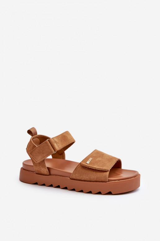 Pealiste omad Seemisnahast kingad platvormiga Big Star NN274705 pruunid värvi