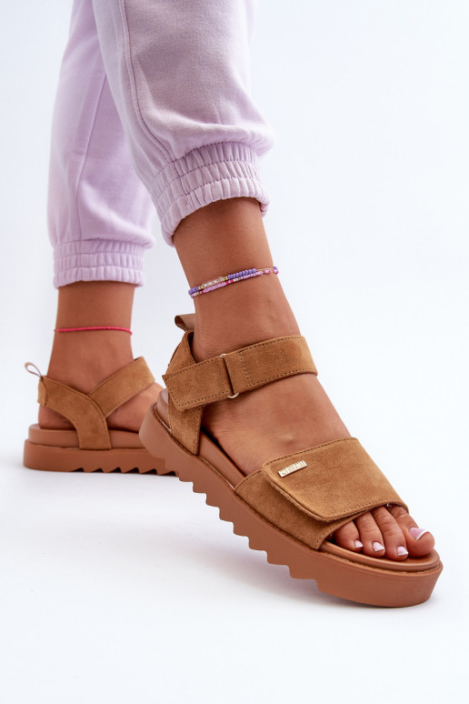 Pealiste omad Seemisnahast kingad platvormiga Big Star NN274705 pruunid värvi