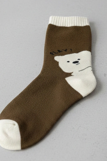 Pruunid sokid karuga Sella