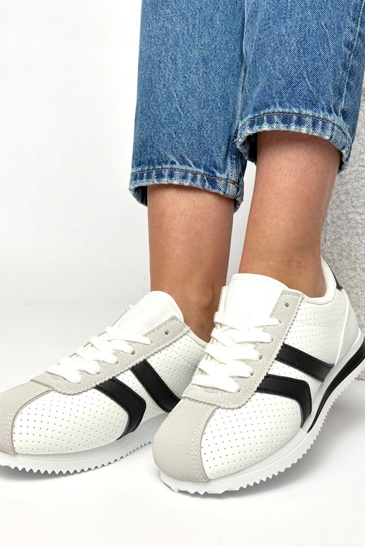 Valged-mustad spordijalatsid Camille