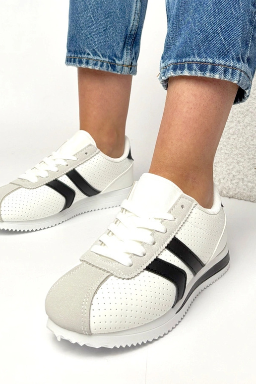 Valged-mustad spordijalatsid Camille