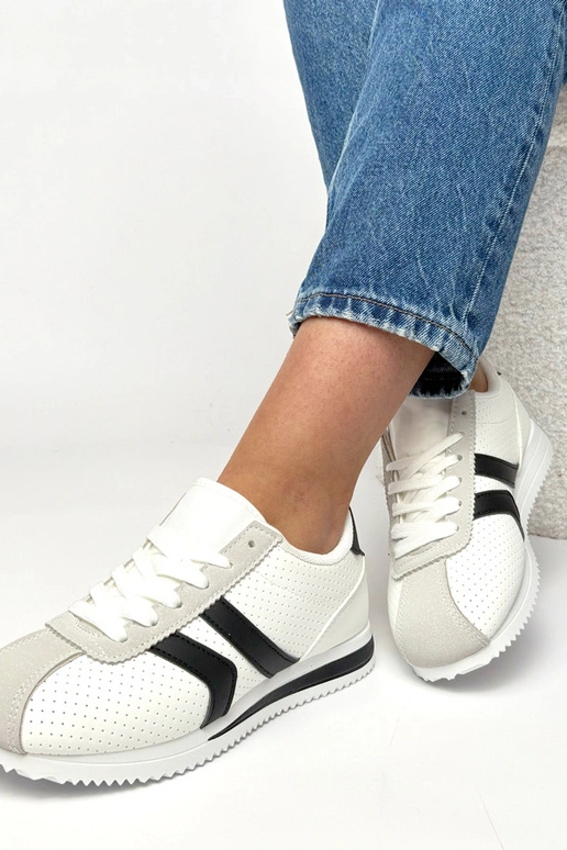 Valged-mustad spordijalatsid Camille