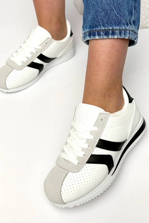 Valged-mustad spordijalatsid Camille