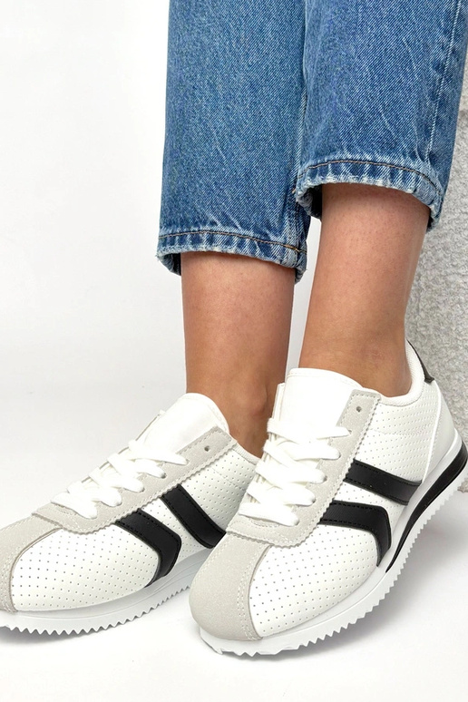 Valged-mustad spordijalatsid Camille