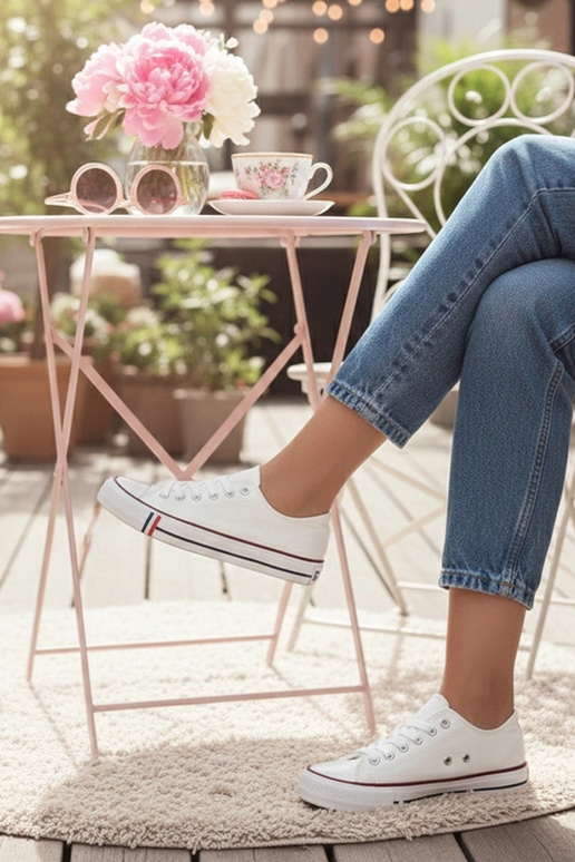 Valged igapäevased spordijalatsid Manon