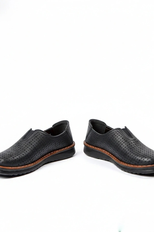 Mustad avatud poolsaapad Rosa