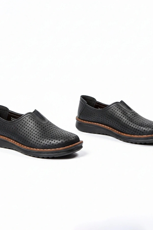 Mustad avatud poolsaapad Rosa