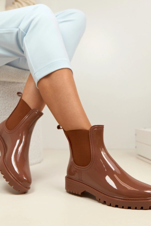 Pruunid kummisaapad Alba