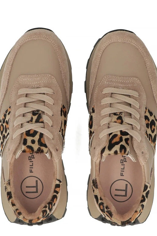 Liivakarva nahast kingad platvormil...