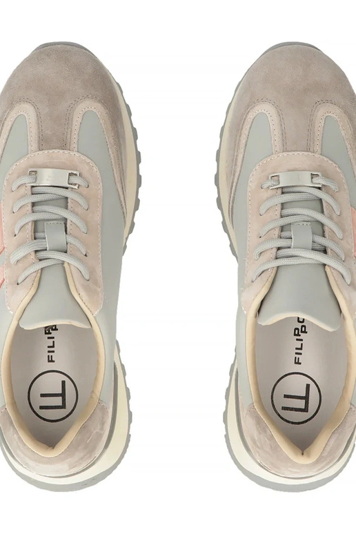 Hallid nahast kingad platvormil Filippo