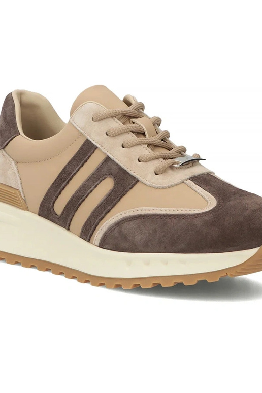 Pruunid nahast kingad platvormil Filippo