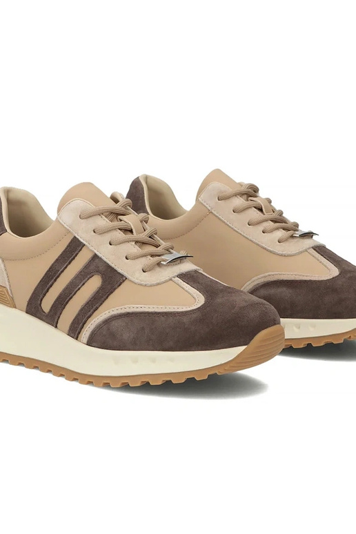 Pruunid nahast kingad platvormil Filippo