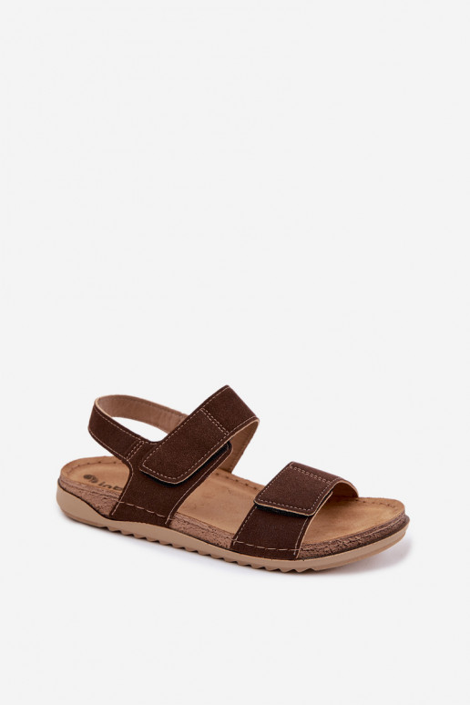 Pealistesandaalid Inblu AA000070 pruunid värvi