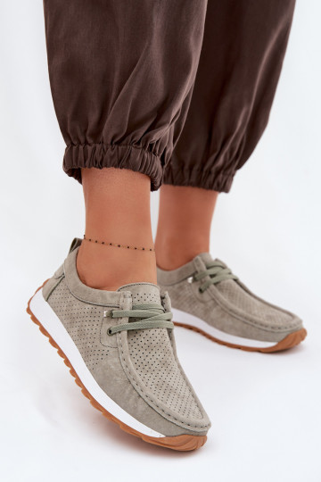 jalatsid Pealiste omadPealturalnego seemisnakhsedu Rohelist värvi Amela 2