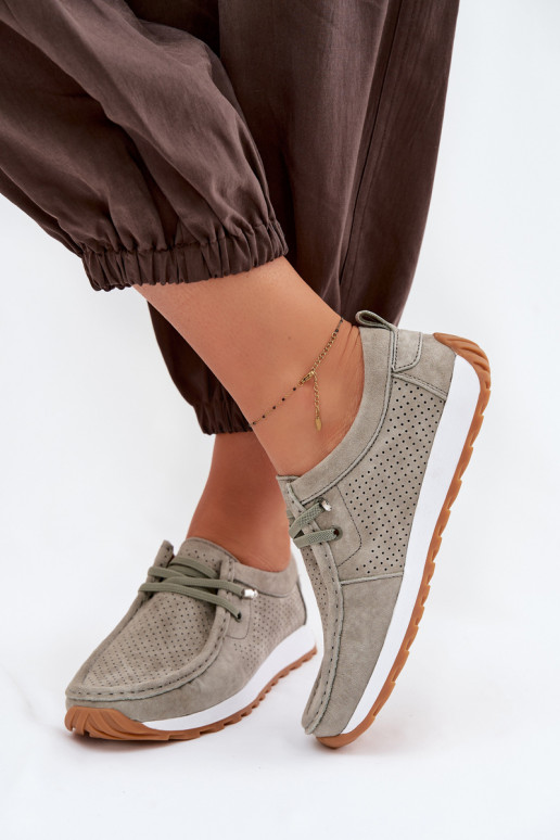 jalatsid Pealiste omadPealturalnego seemisnakhsedu Rohelist värvi Amela