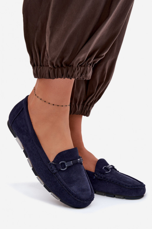Mokassiinid Pealiste korter tumesinist värvi Olisa