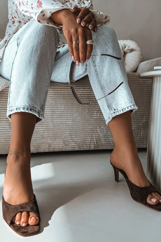 naiste plätud Peal Smukłym Obcasie Czekoladosissee Revina