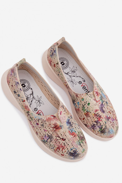 Ažuursed seemisnahast jalatsid Pealiste omad Mitmevärvilised Eliva