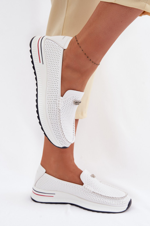 naiste mokassiinidPealturalnej Skóry valget värvi Demela