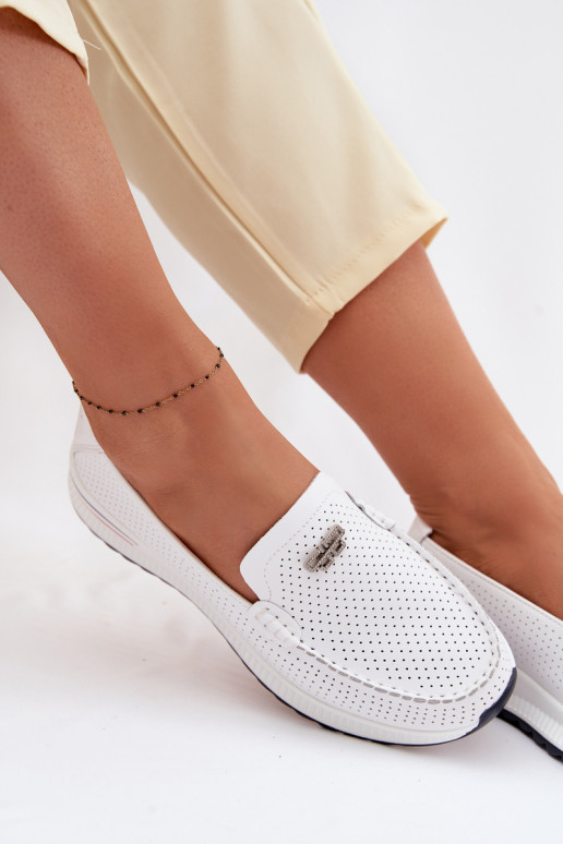 naiste mokassiinidPealturalnej Skóry valget värvi Demela