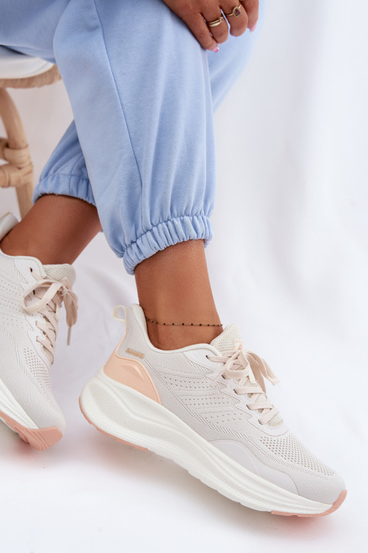 spordijalatsid Pealiste omad platvormiga beeži värvi Gelirae