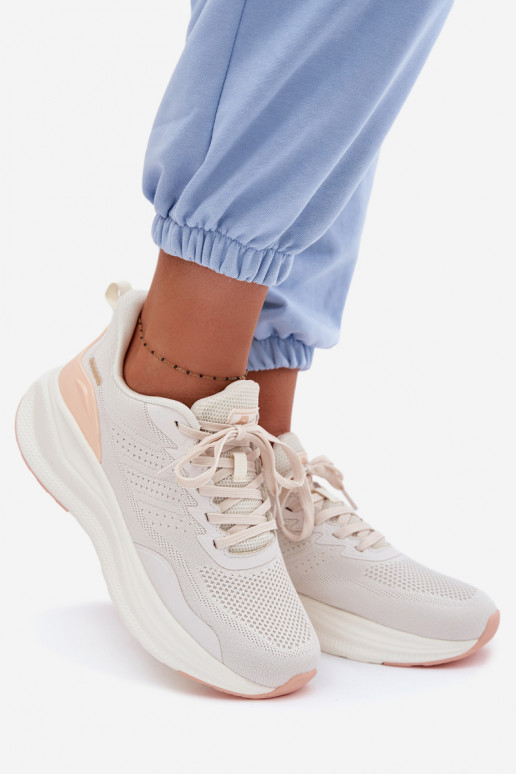 spordijalatsid Pealiste omad platvormiga beeži värvi Gelirae