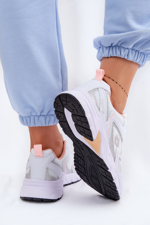 spordijalatsid Sneakers tüüpi jalanõud Pealiste omad LOTTO KITAURA valget värvi