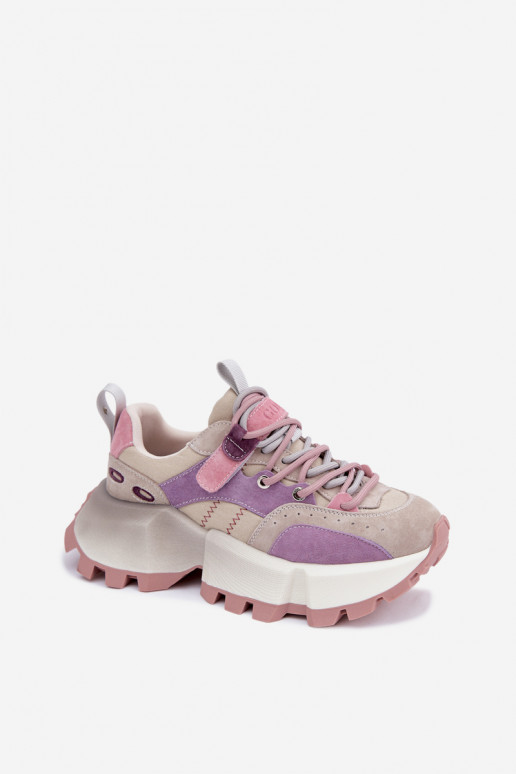 Pealhk seemisnakhsed Sneakers tüüpi jalanõud Pealiste omad GOE TT2N4026 Violetne värv