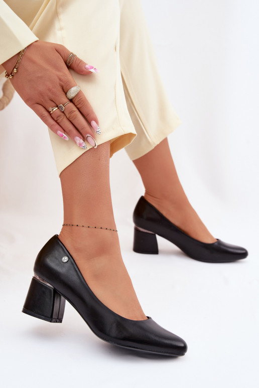 Kingad kõrge jämeda kontsaga Vinceza 62292 msuud