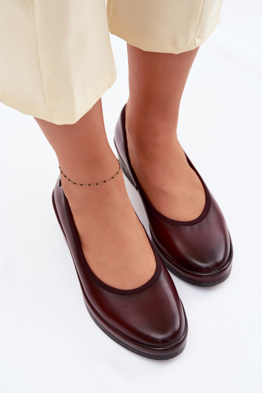 Pealhk jalatsid Pealiste omad platvormiga Vinceza 39987 bordoo-värvi