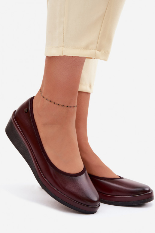 Pealhk jalatsid Pealiste omad platvormiga Vinceza 39987 bordoo-värvi