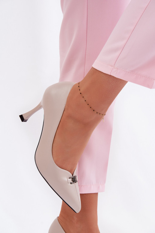 kõrge kontsaga Koos Ornate Detalem Vinceza 62291 Halli värvi