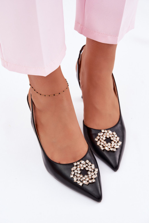 Elegantsed kõrge kontsaga sandaalid Ehete kaunistusega Vinceza 62277 msuud