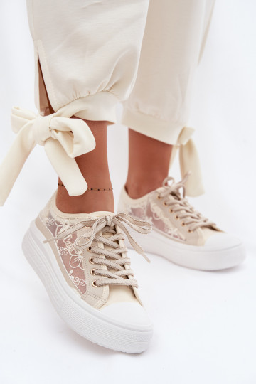 naiste saapad pitsilised platvormiga Lee Cooper LCIN-26-44-4481 beeži värvi 2