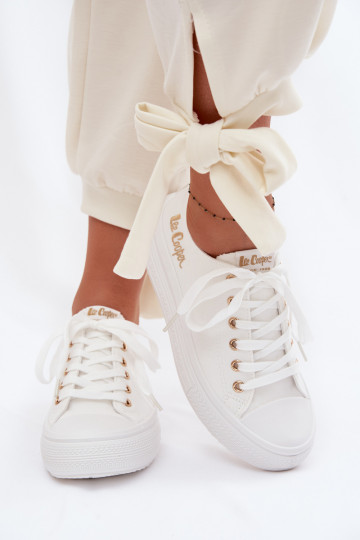 vabaaja jalanõud platvormiga Lee Cooper LCIN-26-44-4482 valget värvi 2