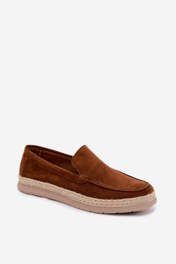 Rexton pruunid meeste mokasiinid espadrillid