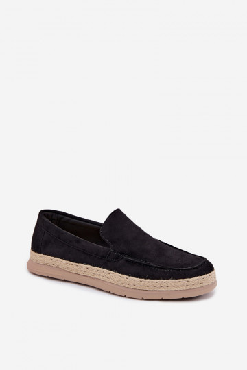 Rexton mustad meeste mokasiinid espadrillid